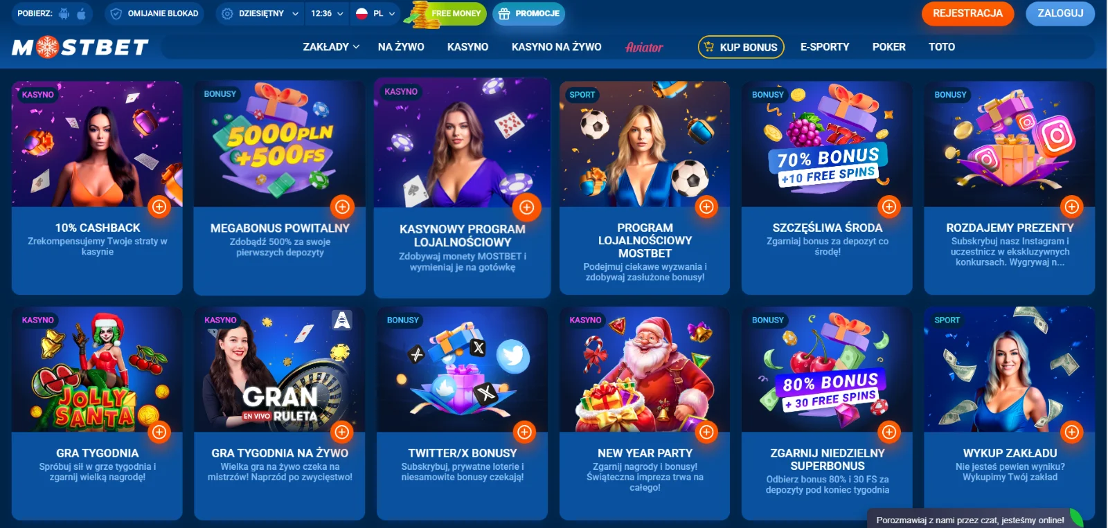 Mostbet bonus